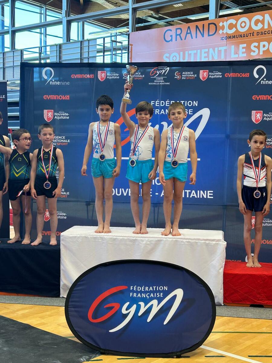 Championnat régional : Une belle réussite pour les gymnastes  boulazacois à Cognac