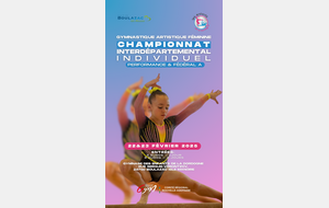  Boulazac : Championnat gymnastique artistique féminine individuel