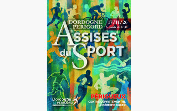 Assises départementales du sport : le 17 novembre 2026 centre départemental Joséphine Baker à Périgueux