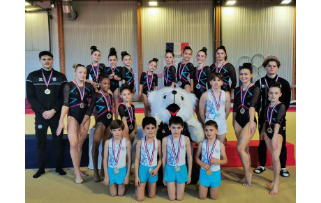 Boulazac : Championnat départemental individuel GAF et GAM et Revue Nationale Effectifs