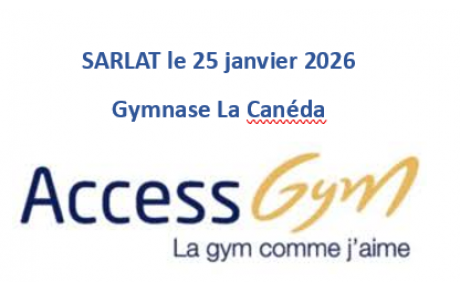 Sarlat : Organigramme AccessGym 24 du 25/01/2025