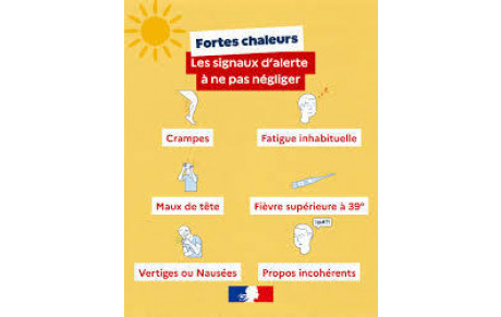 Canicule : Le SDJES communique