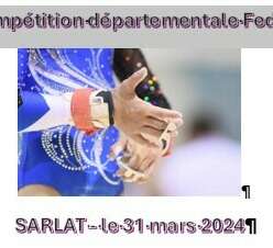 Sarlat : Compétition départementale GAF Fédérale B